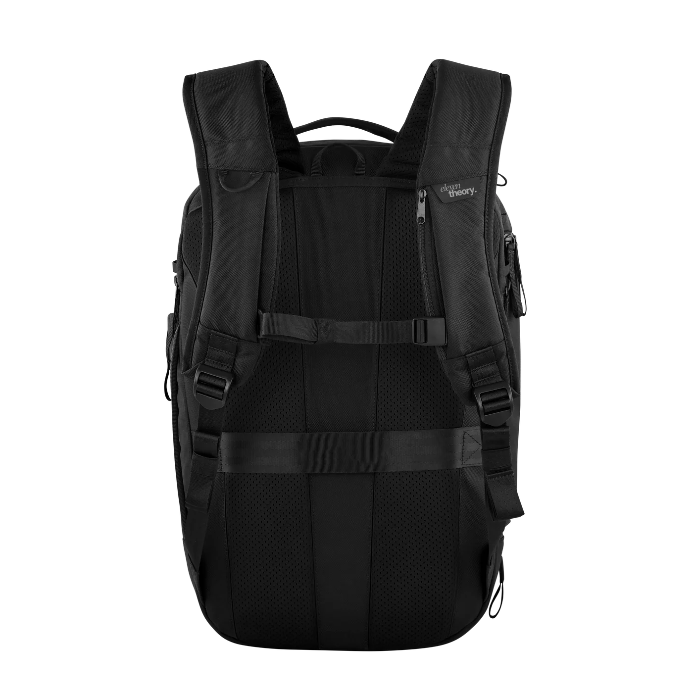 Rear of Daily Dash showing mesh back panel and adjustable shoulder and sternum straps