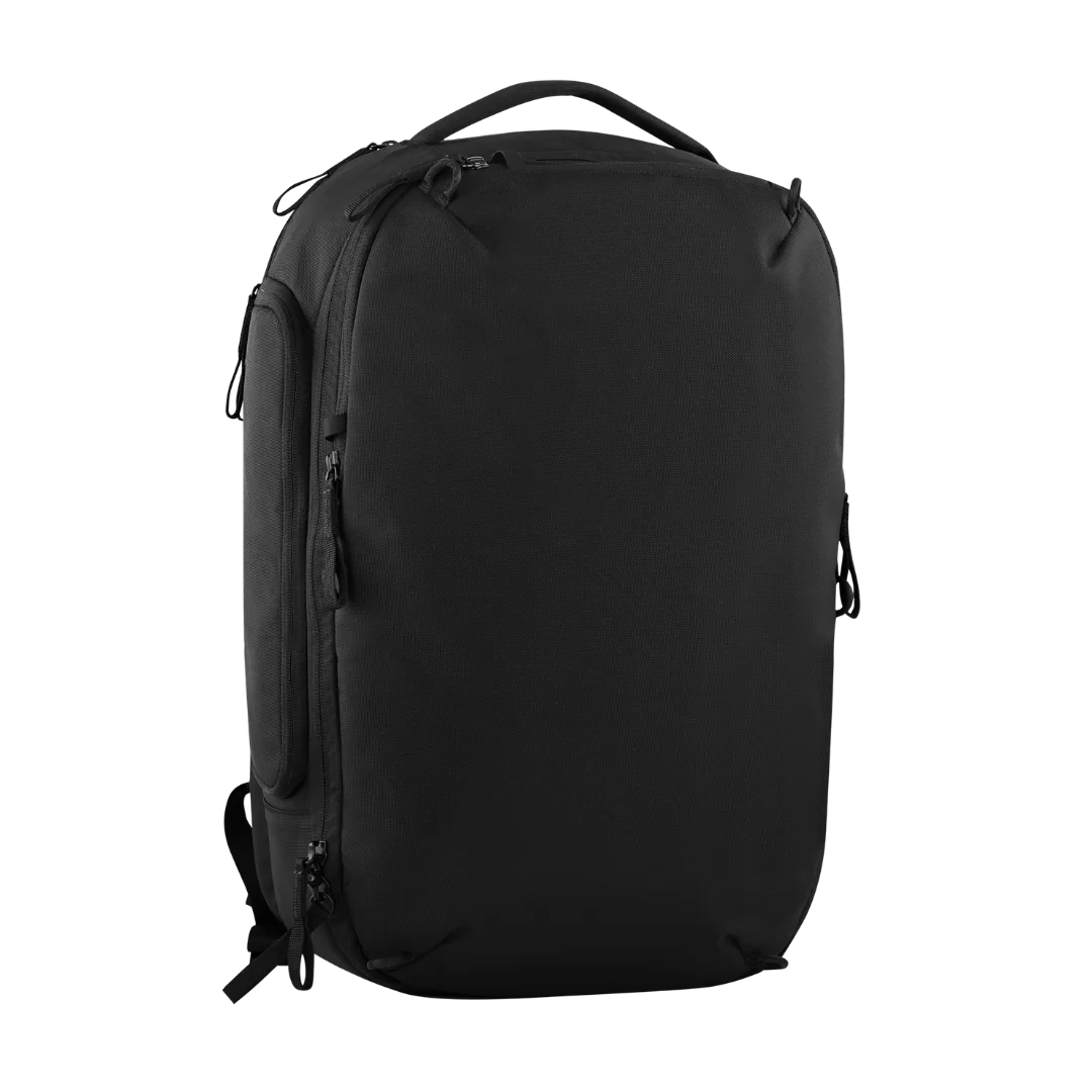 Daily Dash in black, bringing the six selected materials together